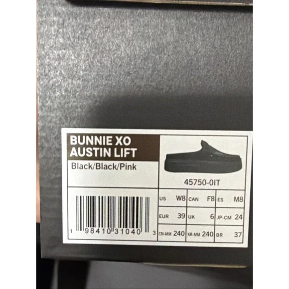 Hey Dude Jelly Roll Thorns Austin Lift Lace Shoes Slides Sz 8 Women's Bunnie XO - Picture 7 of 7